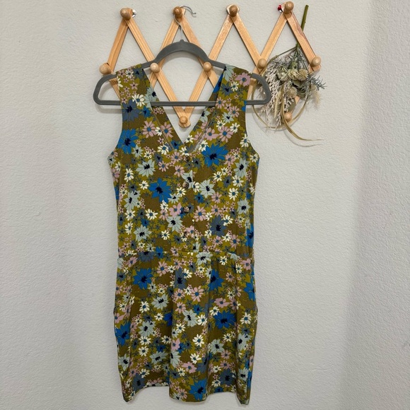 Toad & Co Sun-kissed Floral Liv Mini Dress UPF 40 Size XS - Picture 5 of 11